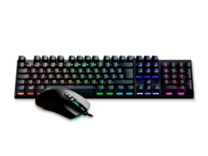 TECLADO Y MOUSE MECANICO ANTRYX GC-3100 BLACK/ RED AGC-3100KRE-SP